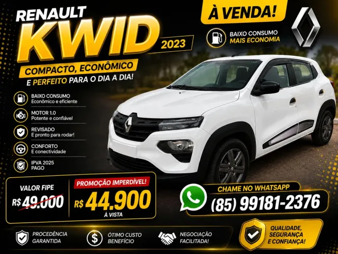 Renault Kwid Zen 1.0 Flex 12V 5P Mec. 2023