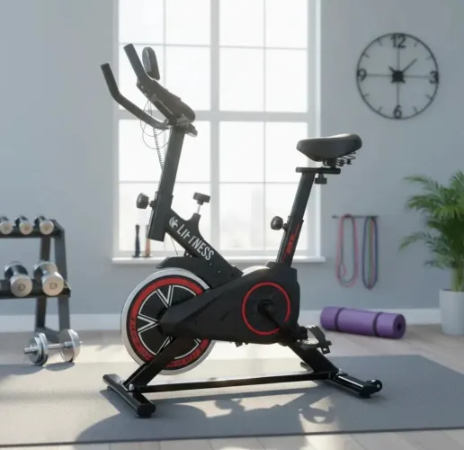 Bicicleta Ergométrica spinning fitness academia 120kg alta performance profissional