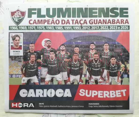 Fluminense Campeão da Taça Guanabara 2026 - Pôsteres