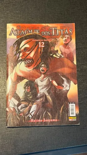 manga ataque dos titãs volume 12