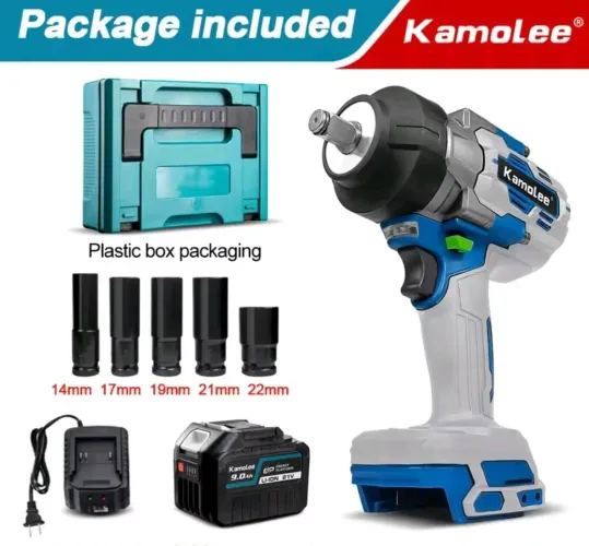 Chave de Impacto Sem Fio Kamolee de 4100 N.m 3/4