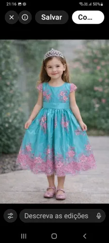 Vestido princesa realeza valor muito abaixo