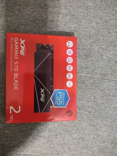 SSD XPG Gammix S70 Blade 2 TB PCIe 4.0 para PC e PS 5 excelente estado na caixa original