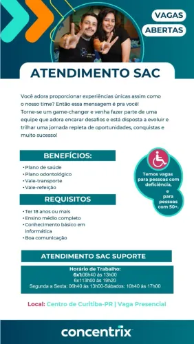 ATENDENTE SAC - SUPORTE AO CLIENTE | COPA ENERGIA