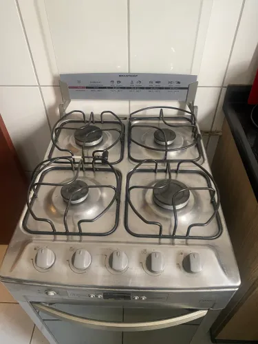 Fogão Brastemp Inox 4 bocas