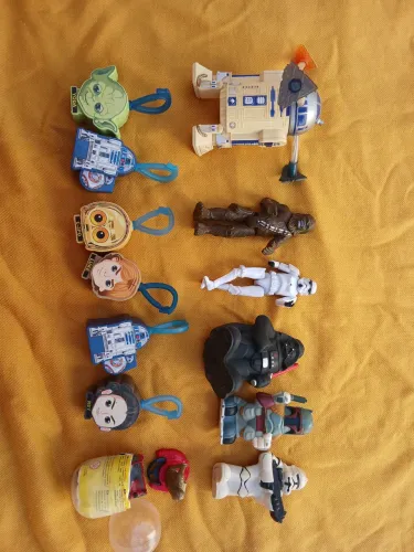 Lote de brinquedos star wars