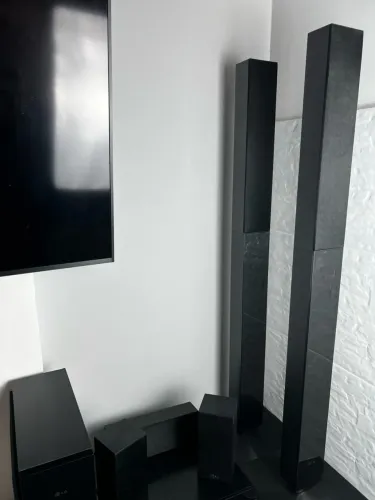 Home theater LG soundbar com 6 caixas estado de novo