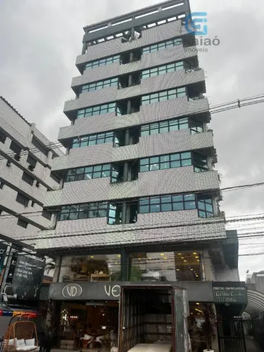 Sala comercial na cobertura para locação, Ponta da Praia, Santos /Sp