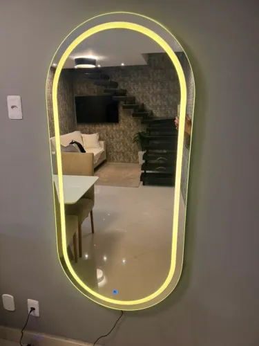 VENDO ESPELHO DE LED TOUCH  LUZ QUENTE E FRIA