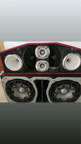 Som automotivo + bateria