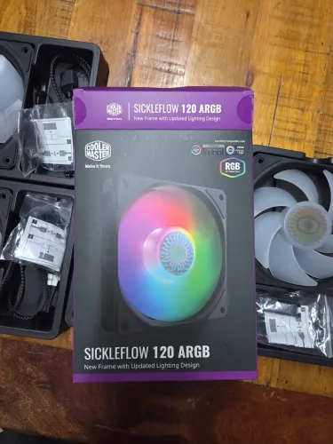 Kit 4 Fan Cooler Master Sickleflow 120 ARGB