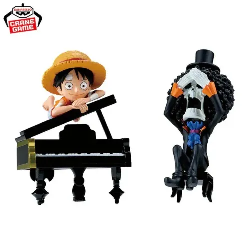 WCF Log Stories Brook e Luffy Banpresto Original e com caixa