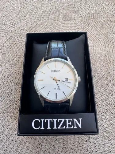Relógio Citzen 39mm Pulseira couro original