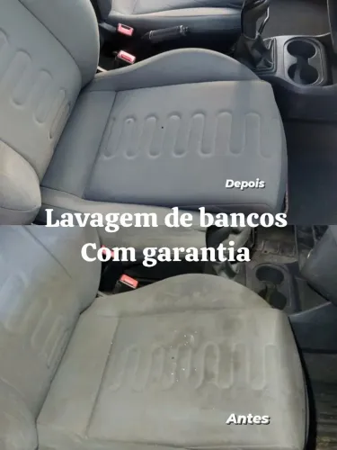 LIMPEZA DE CARRO COMPLETA A DOMICÍLIO 