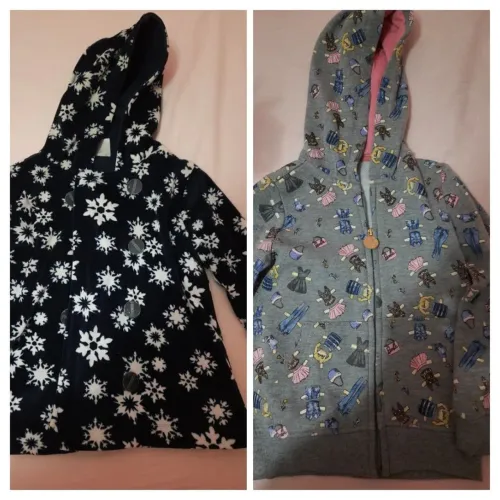 Vende-se 3 jaquetas de moletom infantil