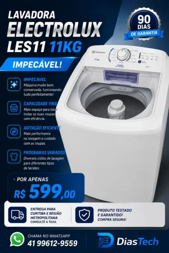 Máquinas de Lavar Revisadas com Garantia | A partir de R$ 599