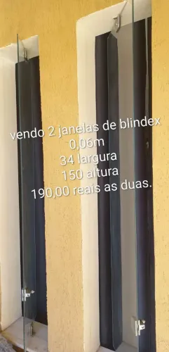 Vendo janela de blindex 