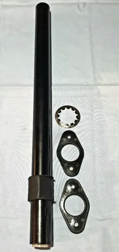 Tubo de proteção da coluna de direção + flanges (ORIGINAL VW)Fusca e Brasília após 1976.
