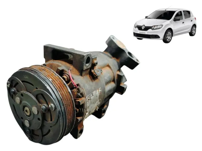 Compressor Ar Condicionado Renault Sandero 1.0 16v 2015 2016