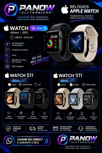 ? APPLE WATCH NA PANOW ELETRÔNICOS!