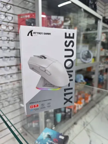 Mouse Sem Fio Attack Skark X11 Branco/ Lacrado
