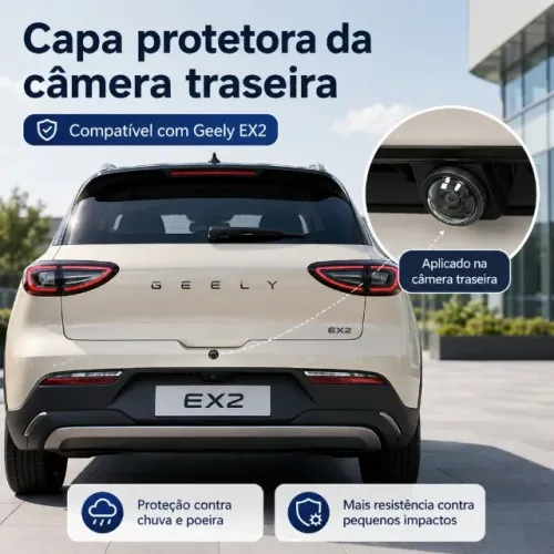 Protetor de Lente Câmera 360 Geely Monjaro Galaxy EX5 EX2 Coolray 2 Peças