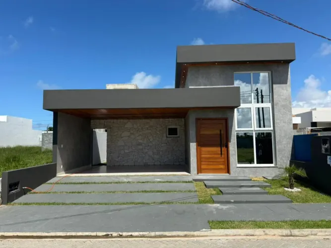 Casa Moderna à Venda no Condomínio Padang - Barra dos Coqueiros