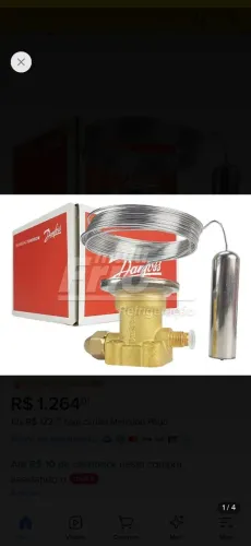 Elemento te5 r404/r507 danfoss 067B3342