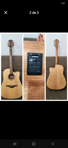 Violão Hoffman captador Fishman