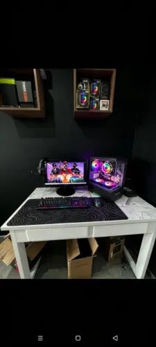 PC GAMER COMPLETO RYZEN 5 5600G + MONITOR TECLADO E MOUSE COMPLETO. 3 MESES GARANTIA.
