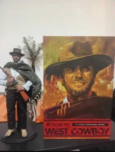 Clint eastwood present toys 1/6 action figure loose não hot toys