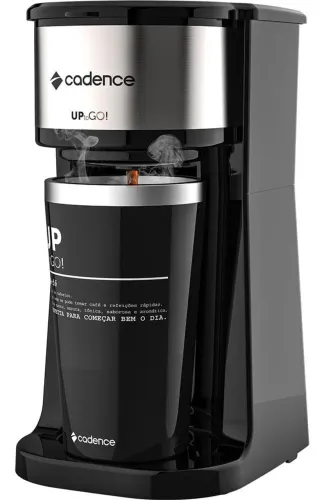 Cafeteira Elétrica Cadence Com Copo Térmico - Cor Preto