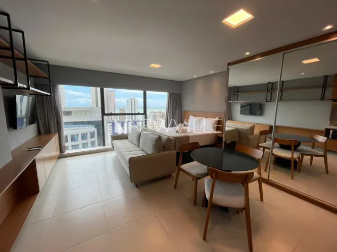 Apartamento para alugar no Condomínio Icon, em Boa Viagem  30,75m², mobiliado, ambientes i