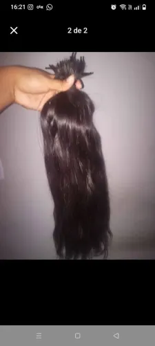 Mega hair em ponto americano 