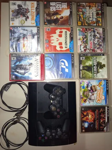 Playstation 3 super slim completo