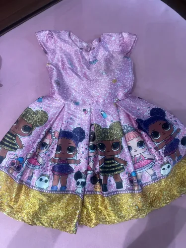 Vestido infantil da Poly