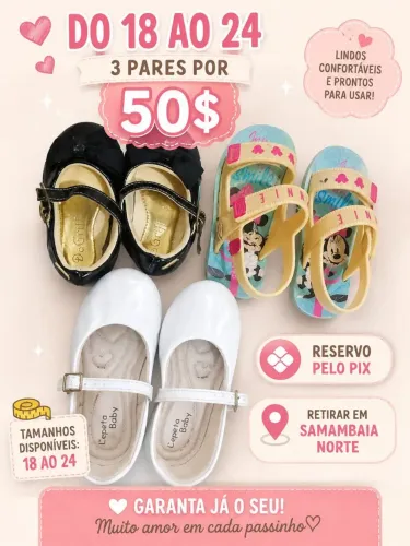 Lote de sandália