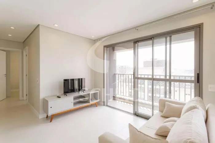 Apartamento para locação em Moema mobiliado - 65m², 2 dormitórios e 1 vaga - Prédio novo
