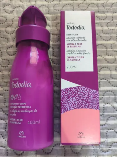 Kit Hidratante + Body Splash Ameixa e Flor de Baunilha