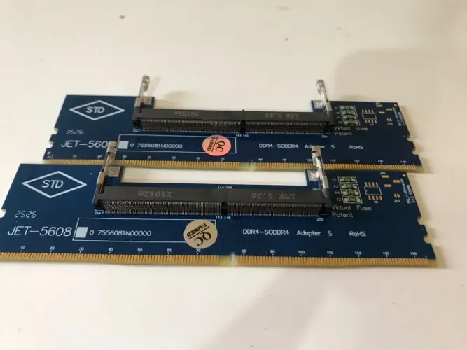 Kit 2x Adaptador Memória Ram Ddr4 Notebook So-dimm Para Dimm Adaptador Notebook p/ desktop