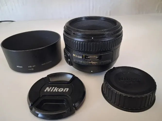 AF-S Nikkor 50mm 1.4 G. Perfeita, Sem Fungos, Completa!