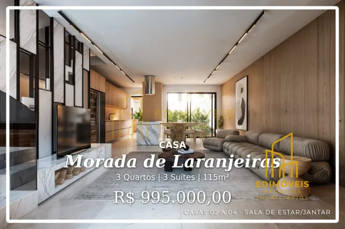Morada de Laranjeiras: Casa Triplex com Área Gourmet e Acabamento Premium!
