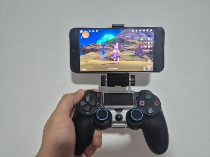 Kit Gamer Mobile: Controle DualShock + Suporte Celular + Cooler Magnético