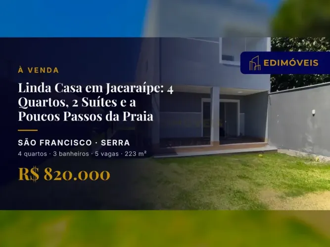 Seu Refúgio em São Francisco: Casa Nova com Área Gourmet e Total Privacidade