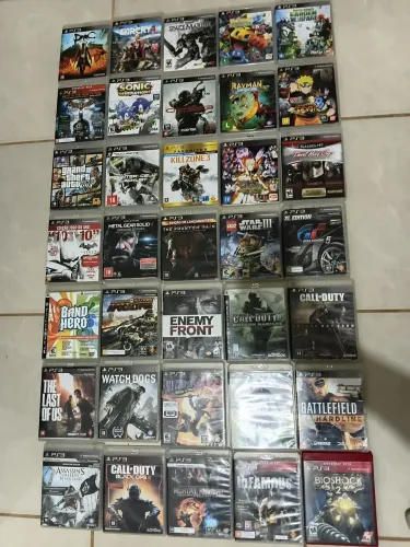 Jogos originais em perfeito estado para ps3