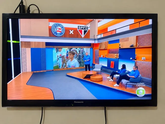 TV Panasonic em Funcionamento + Fire TV Stick HD Amazon Original Novo na Caixa