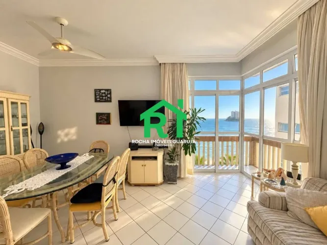 Apartamento frente mar, vista mar com 3 quartos (1 suíte), 1 vaga à venda em Pitangueiras,