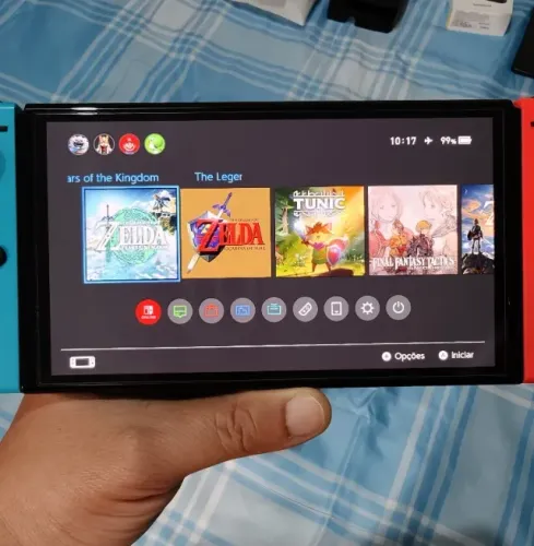 Nintendo Switch Oled Desbloqueado 64gb + 512gb
