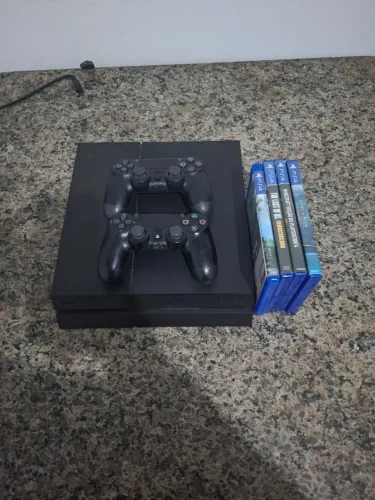 Playstation 4 semi novo 4 mídias física