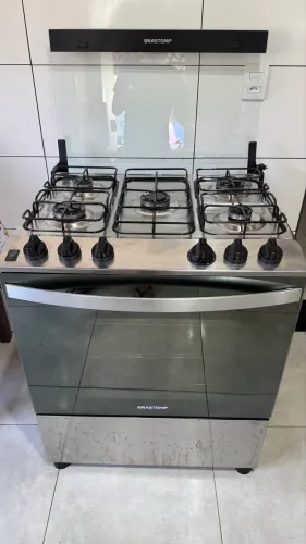 Fogão Brastemp 5 bocas Inox